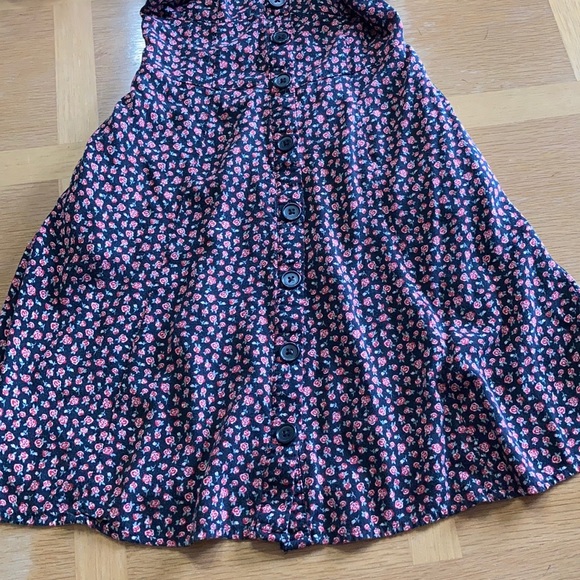 AÉROPOSTALE SKATER BUTTON UP DRESS WITH POCKETS - Picture 2 of 3